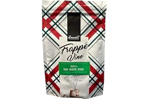 D'MARIE Frozen Holiday Cocktail Drink Mix - Makes 8 Slushies - Drink Powder Pouches for Alcohol - All Natural Low Sugar Mixer, No Blender Needed - The North Pole