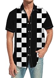 Men's 50s Vintage Bowling Shirts Rockabilly