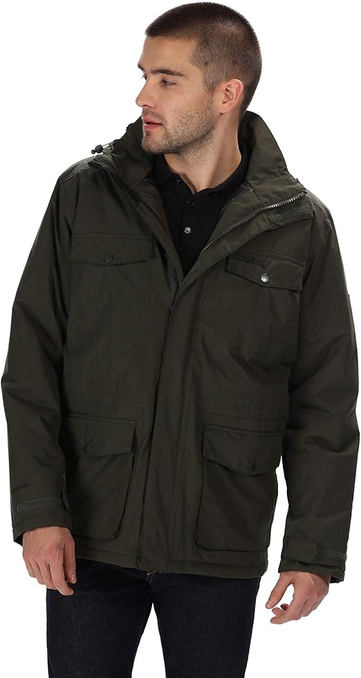 navy blue raincoat with hood