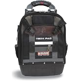 Veto Pro Pac Tech Pac Tool Backpack &ndash; Heavy-Duty Weatherproof Tool Bag with 46 Pockets, Waterproof Molded Base &amp; Ergonomic Padded Straps &amp; EVA Back Padding for Technicians and Contractors