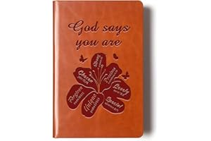 Christian Gifts Leather Notebook Bible Verse Faith Religious Writing Notebook for Women Men Religious Inspirational Christian