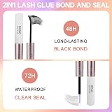 CNMTCCO D Curl Individual Cluster Lashes DIY False Eyelash Extensions 10-16mm view 4