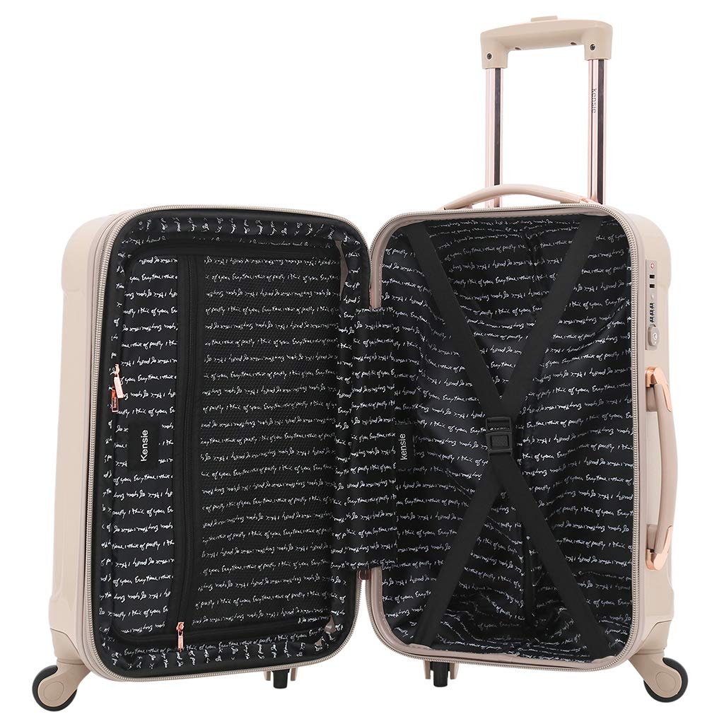 kensie spinner luggage set