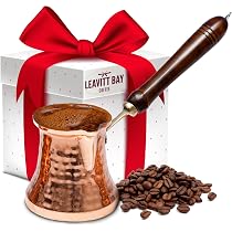 Amazon.com | 12oz Cezve Turkish Coffee Pot - Copper Turkish Ibrik ...