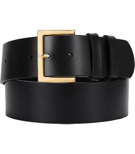 5927 Leather Belts For Women, Womens Jeans, Fashion Black Women Leather Belts for Jeans Pants Fashion Ladies Waist  main image 4