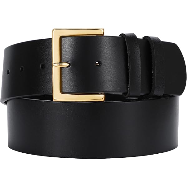 WERFORU Women Wide Leather Belt Women Fashion Wide Belt for  display picture 3