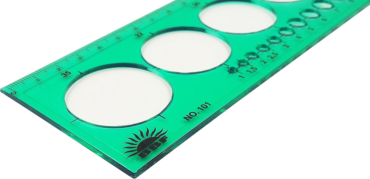 Bbf 3 Pcs Drafting Tool Templates