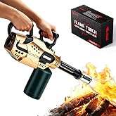 Propane Torch Torch Gun, High Output Flamethrower | Detachable Long Arm, Heavy Duty Blow Torch, For Kitchen, Garden, Wood, Melting, Camping, Outdoors, RV, Campfire