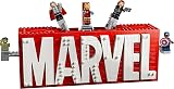LEGO Marvel MARVEL Logo & Minifigures Avengers 76313 Buildable Toy view 10