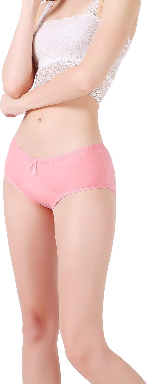 Hellove Cotton Period Panties Menstrual Leak Proof Protective Briefs For Teen Girls,Women: Clothing