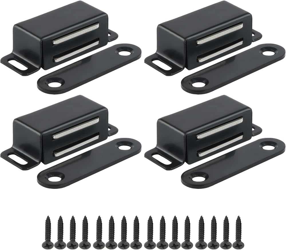 Mooche 4 Pack Cabinet Magnets Stainless Steel Door Catch Heavy Duty 6 kg