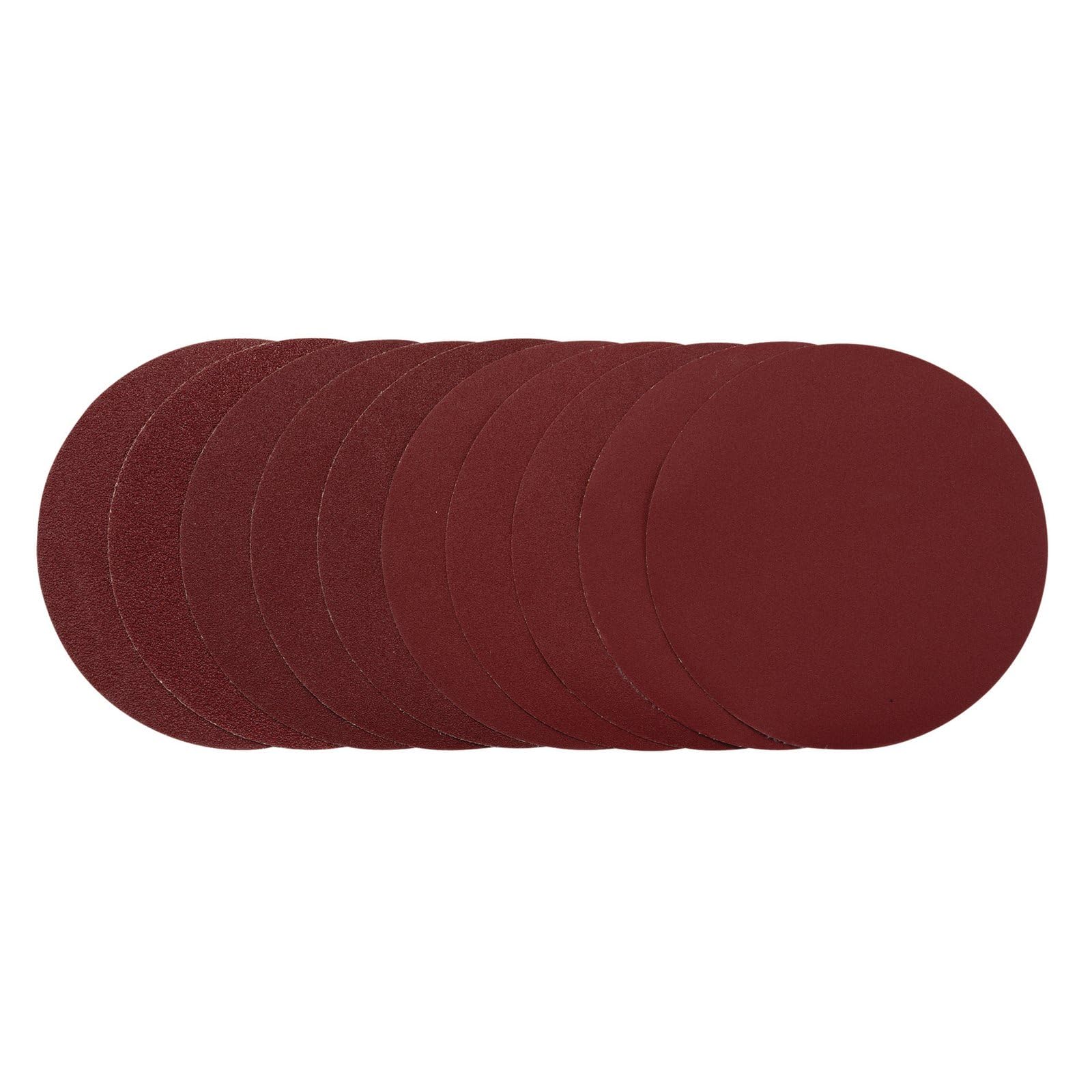 Draper 10364 Sanding Discs, 200mm, Assorted Grit (Pack of 10)