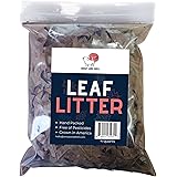 Leaf Litter All Natural Hand Packed Organic Leaves from Wilderness - Simulates Natural Environment Shelter & Maintains Terrar