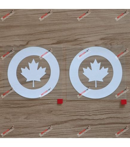 CANADA Canadien Armée De L'Air AIRCOM Agitant Drapeau 75mm Vinyle