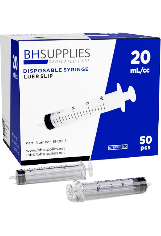 2-Pack Of 60ml (60cc) Plastic Syringes With Large Thumb Rings - Dynarex Brand, Free Shipping