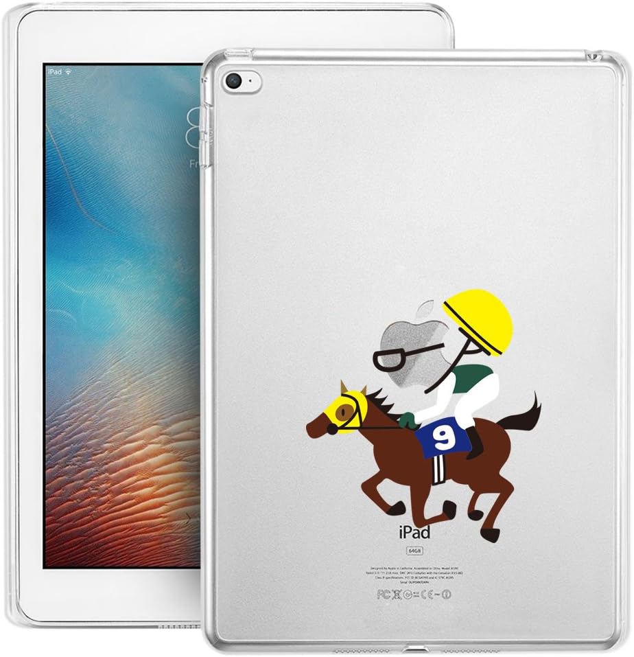 iPad Mini 4 Case, iPad Mini 4 Soft Silicone Clear Case, Doramifer Funny Series Protective Case [Anti-Slip] [Good Grip] [Ultra Thin] with Aesthetic 3D Print Soft Back Cover for iPad Mini 4 (Racer)