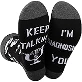 BDPWSS Psychologist Socks Keep Talking I'm Diagnosing You Gift For Therapist Psychologist Psychology Counselor Psychiatrist