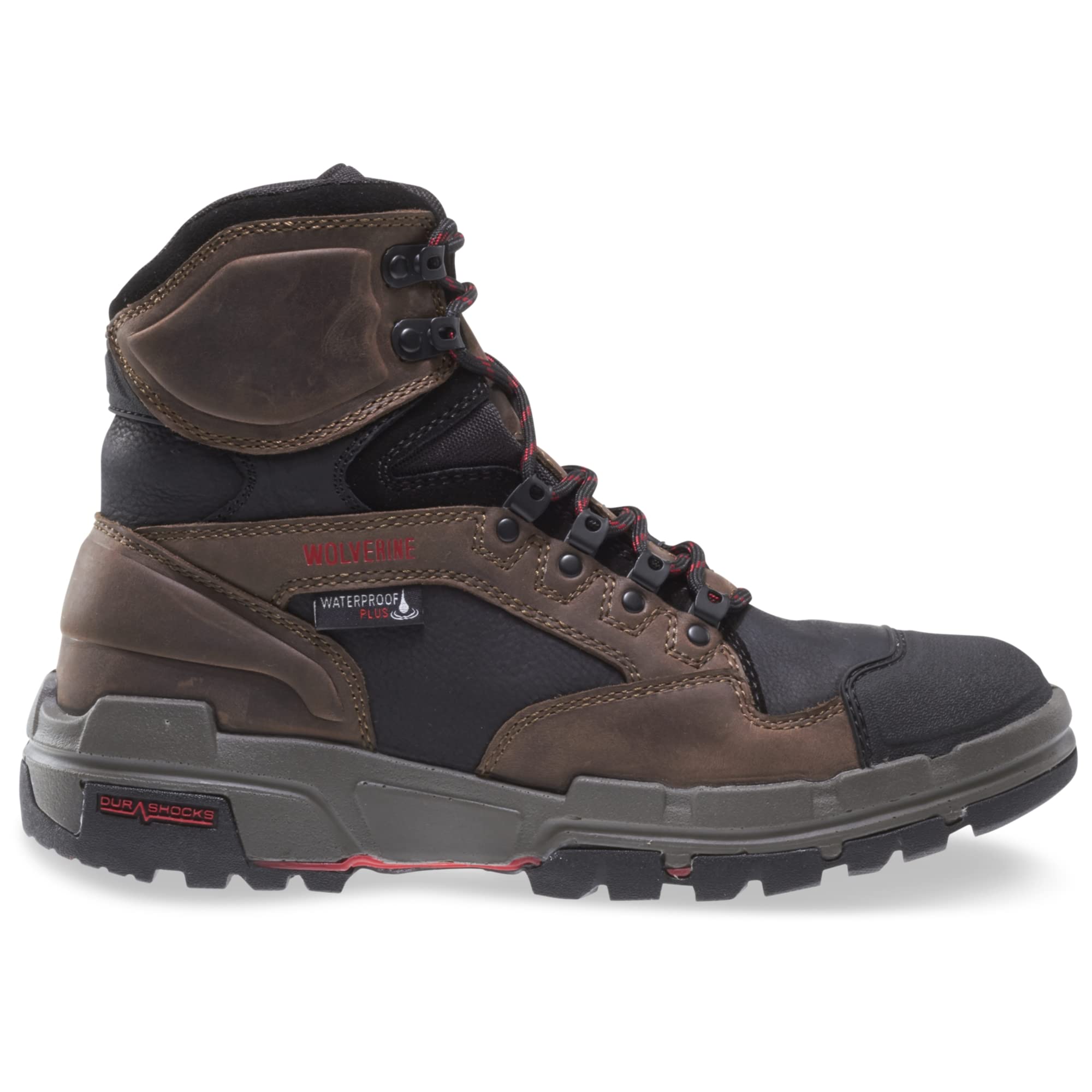WOLVERINE mens Legend 6 Inch Waterproof Comp Toe-m Work Boot, Dark Brown, 11.5 US
