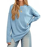 Cicy Bell Womens Oversized Sweaters Casual Long Sleeve Knit Pullover Tops Crewneck Trendy Slouchy Fall Tunic Tops