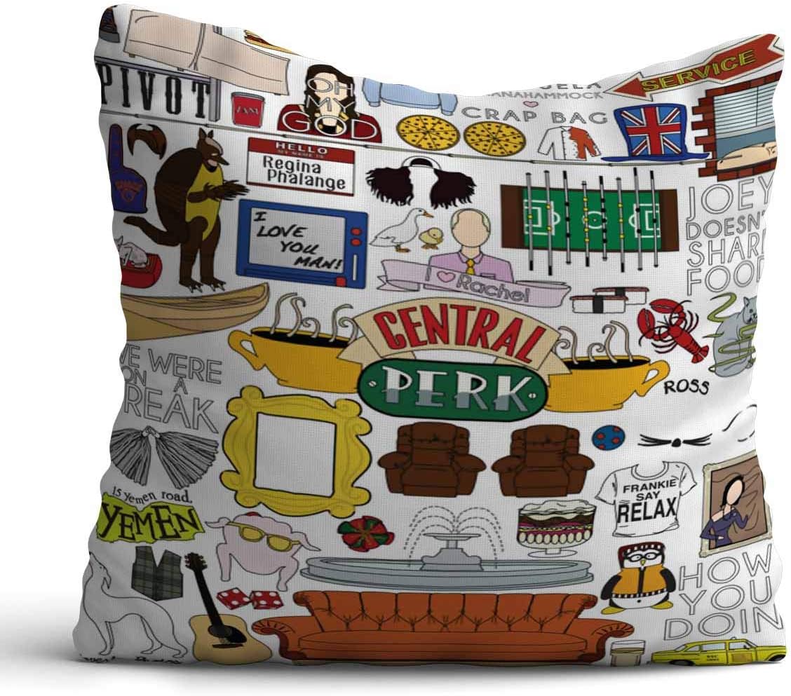 Giftcart Polyester canvas Fun Quirky Cushion 12x12 with Filler Best Gift for Friend (Multicolor)