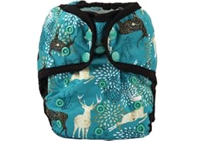 Sigzagor Baby Cloth Diaper Cover Nappy One Size 8lbs to 36lbs (Regal Deer)