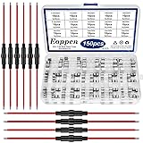 Eoppen 10Pcs 5x20mm / 6x30mm 18 AWG Fuse Holder