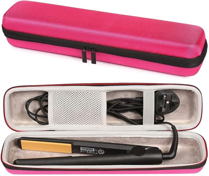 Estuche rígido de viaje para plancha de pelo Ghd Gold IV (Rosa): Amazon.es: Belleza