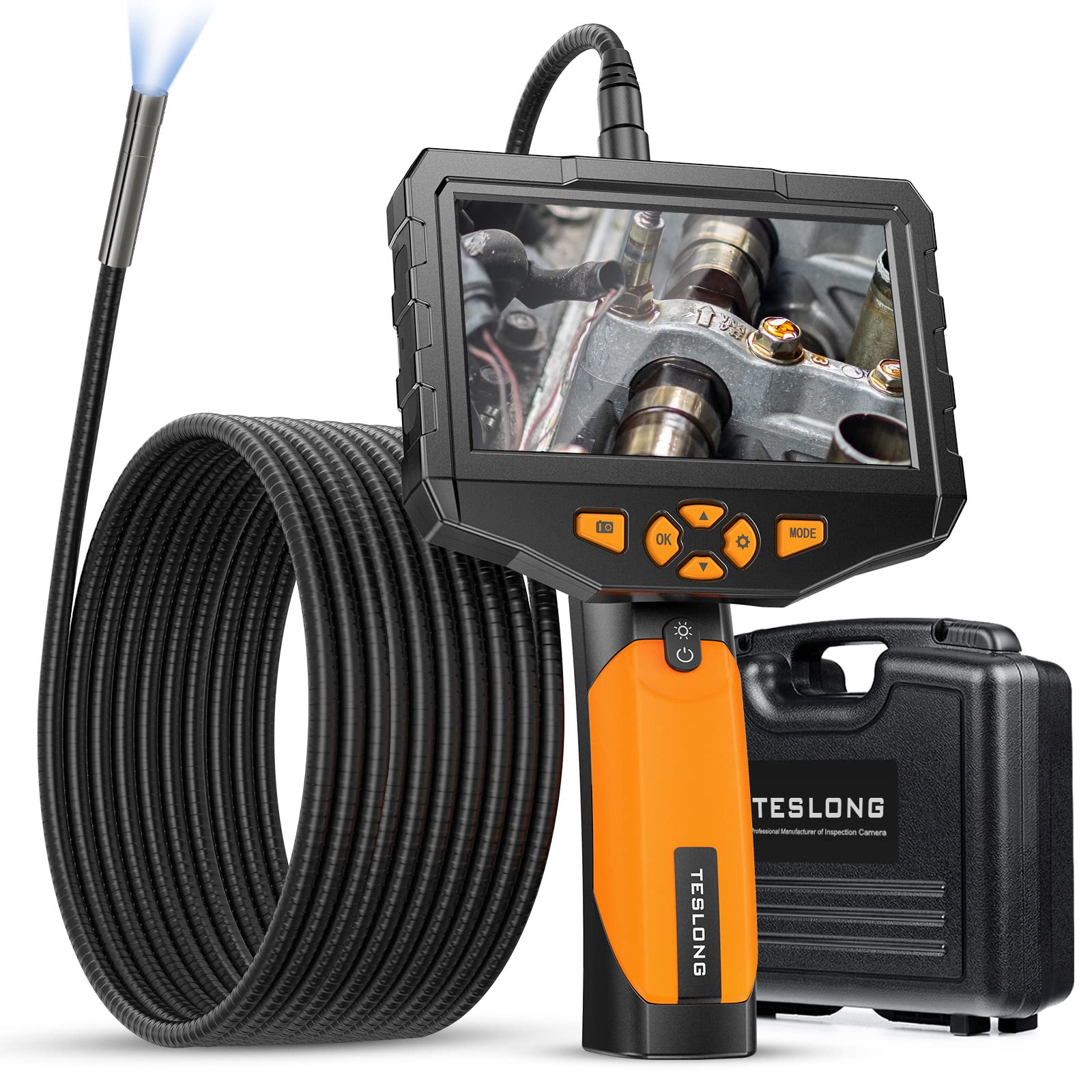 Teslong Industrial Endoscope with 4.5inch IPS