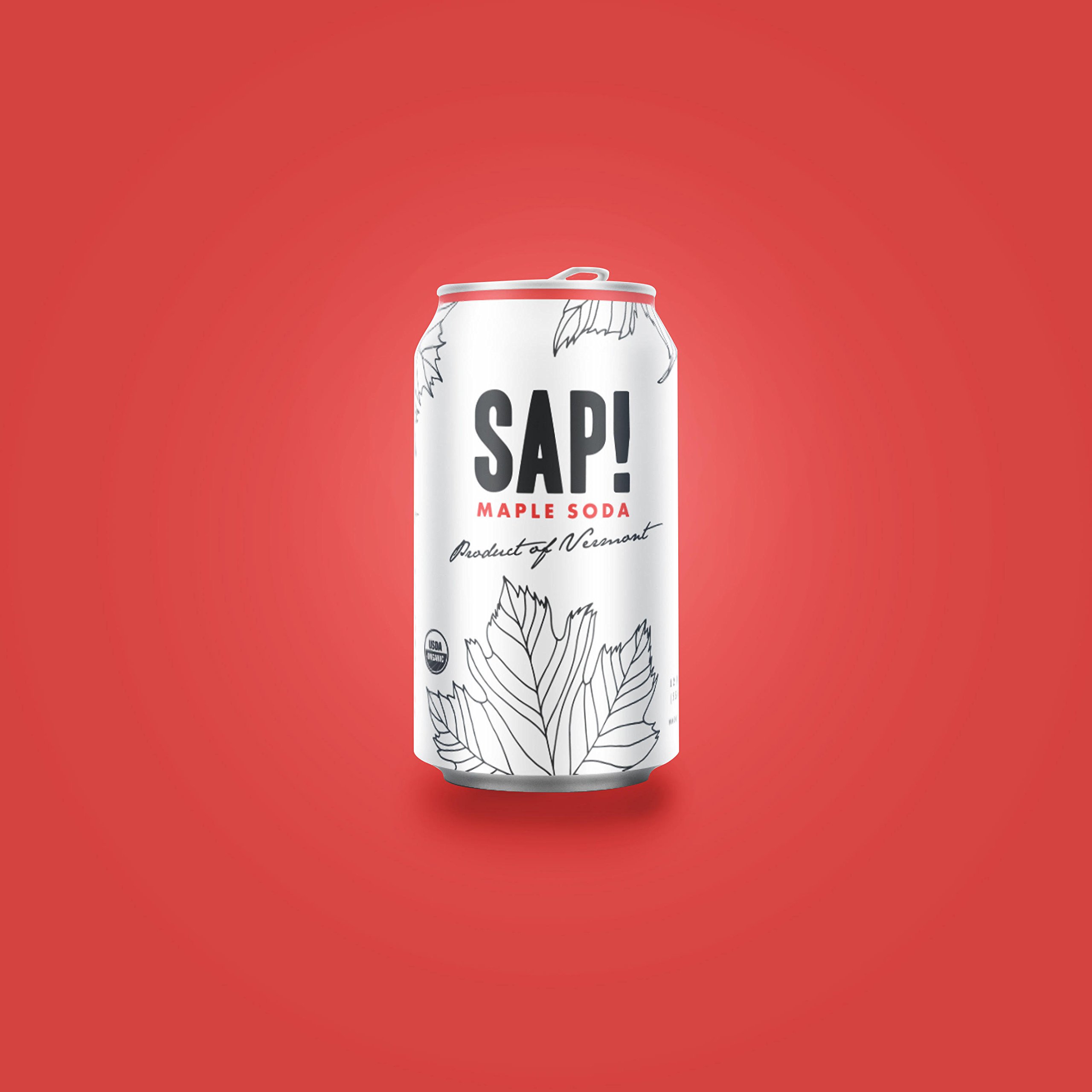 Sap! Maple Soda Water – Case of 24 – USDA Organic Gluten Free Non-GMO – Delicious alternative with only 80 calories – low glycemic and contains electrolytes and 46 natural nutrients