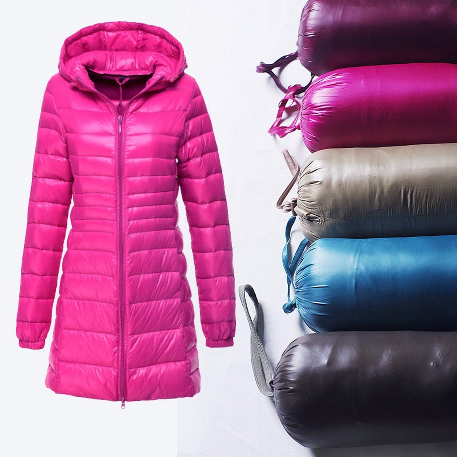 Plus Long Down Jacket Jacket Women with 