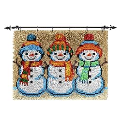 veirousa Snowman Latch Hook Kits for