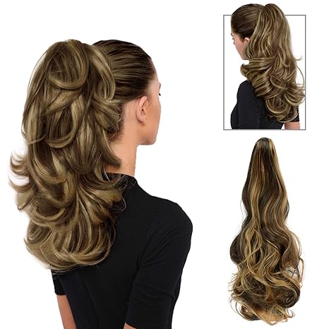 Kabello Party Wear Use Natural Look Synthetics Long Ponytail Hair