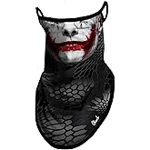 Obacle Neck Gaiter Face Mask with Ear Loops Bandana Face Mask Scarf Face Cover for Men Women