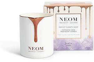 NEOM - Intensive Skin Treatment Candle | 4.93 Fl Oz (140gr) | Lavender, Chamomile & Patchouli | Massage Oil Candle for Sleep | 100% Natural Fragrances | Nourish & Soften | Signature Sleepy Scent