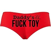 Knaughty Knickers Daddys Little Lil Fuck Toy Fucktoy DDLG BDSM Owned Boyshort Red/Black