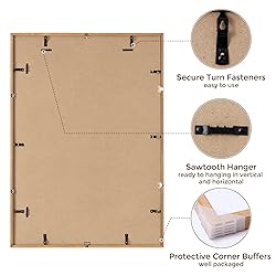 24x34 Oak Wood Picture Frame, 24"x34" Poster Frame