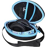 Hard Storage Case for iJoy Bluetooth Headphones,Travel Case for Wireless Foldable Headset - Tourmate(Only Box) (Black & Blue)