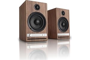 Audioengine HD4 24 Bit Bluetooth Bookshelf Speakers - TVs, Desktops, Stereos, Music, Movies and Gaming - Bluetooth aptX Adaptive 5.3