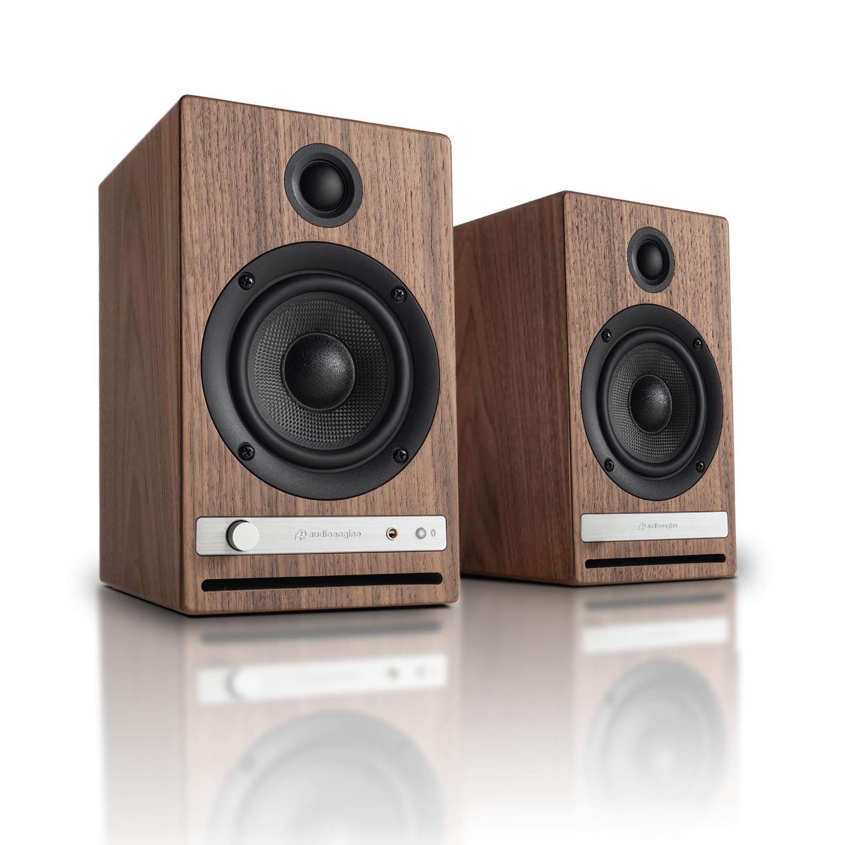 Audioengine HD4 24 Bit Bluetooth Bookshelf Speakers - TVs, Desktops, Stereos, Music, Movies and Gaming - Bluetooth aptX Adaptive 5.3