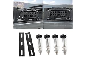Traction Board Mounting Kit Mounting Pins Kit for Traction Boards, Traction Boards Mounting System，Fit for Most of Recovery T