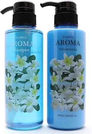 Amazon Plahya プラヒア アロマシャンプー トリートメント セット ノンシリコン ヒアルロン酸 プラセンタエキス コプリーノ たっぷり配合 プルメリア 300ｍl 300g Plahya シャンプー コンディショナーセット 通販