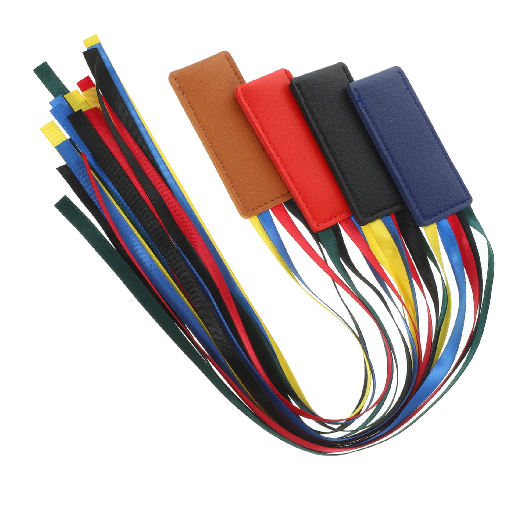 FUNOMOCYA Ribbon Bookmarks Set of 4 Decorative Book Page Holders for Office Study Bible Reading Easy to Use and Ribbon Tabs