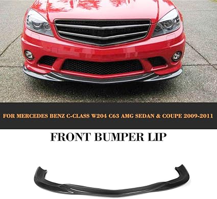 Banikop Pour Mercedes Benz W4 C63 Amg Sedan Coupe 08 09 10 11 Diffuseur De Pare Chocs De Voiture En Fibre De Carbone Spoiler Lip Tablier Splitters Car Styling Amazon Fr Sports Et Loisirs