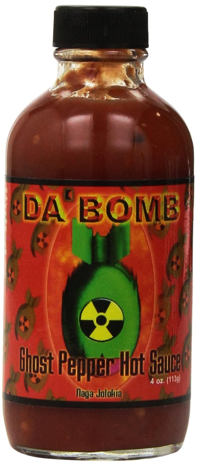 Da Bomb Ghost Pepper HOT Sauces Hottest Chili Grocery & Gourmet Food
