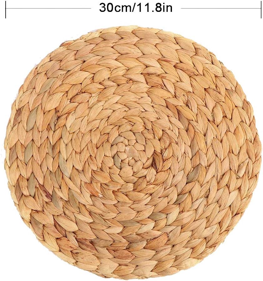 30cm Weave Placemats Handmade Grass4, 11.8 … … HomeDo 4Pcs Cattail