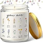 Frienda Christian Prayer Candle Religious Candle Gift Lavender Scented Inspirational Christian Gift for Women Sister Teacher Church Coworker