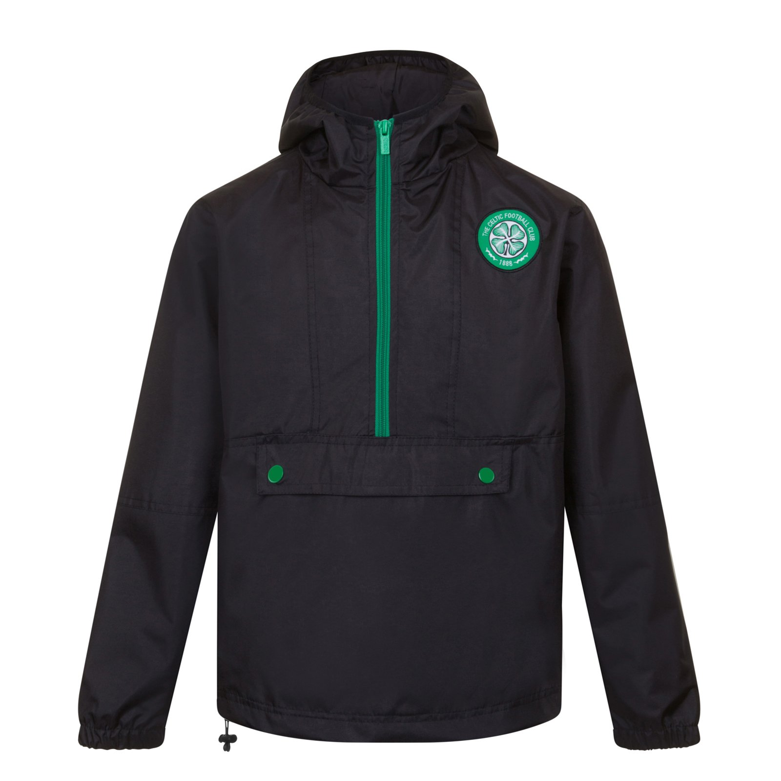 Celtic FC Official Soccer Gift Mens Shower Jacket Windbreaker