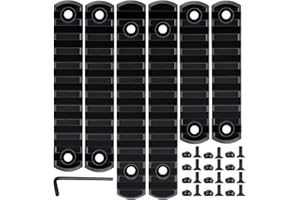 Wipboten Gun Aluminum Picatinny Rail Set 9 9 11 11 13 Slots T-Nuts & Screws Aircraft Aluminum Alloy for Mlok