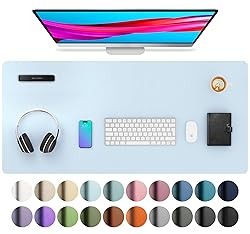 Aothia Leather Desk Pad Protector, Mouse