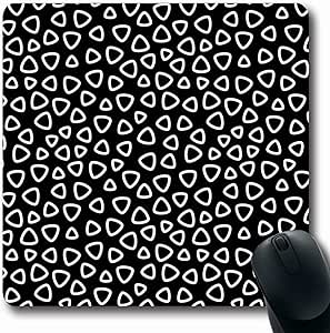 Alfombrillas para computadoras Esquema Asimétrico Monocromático con